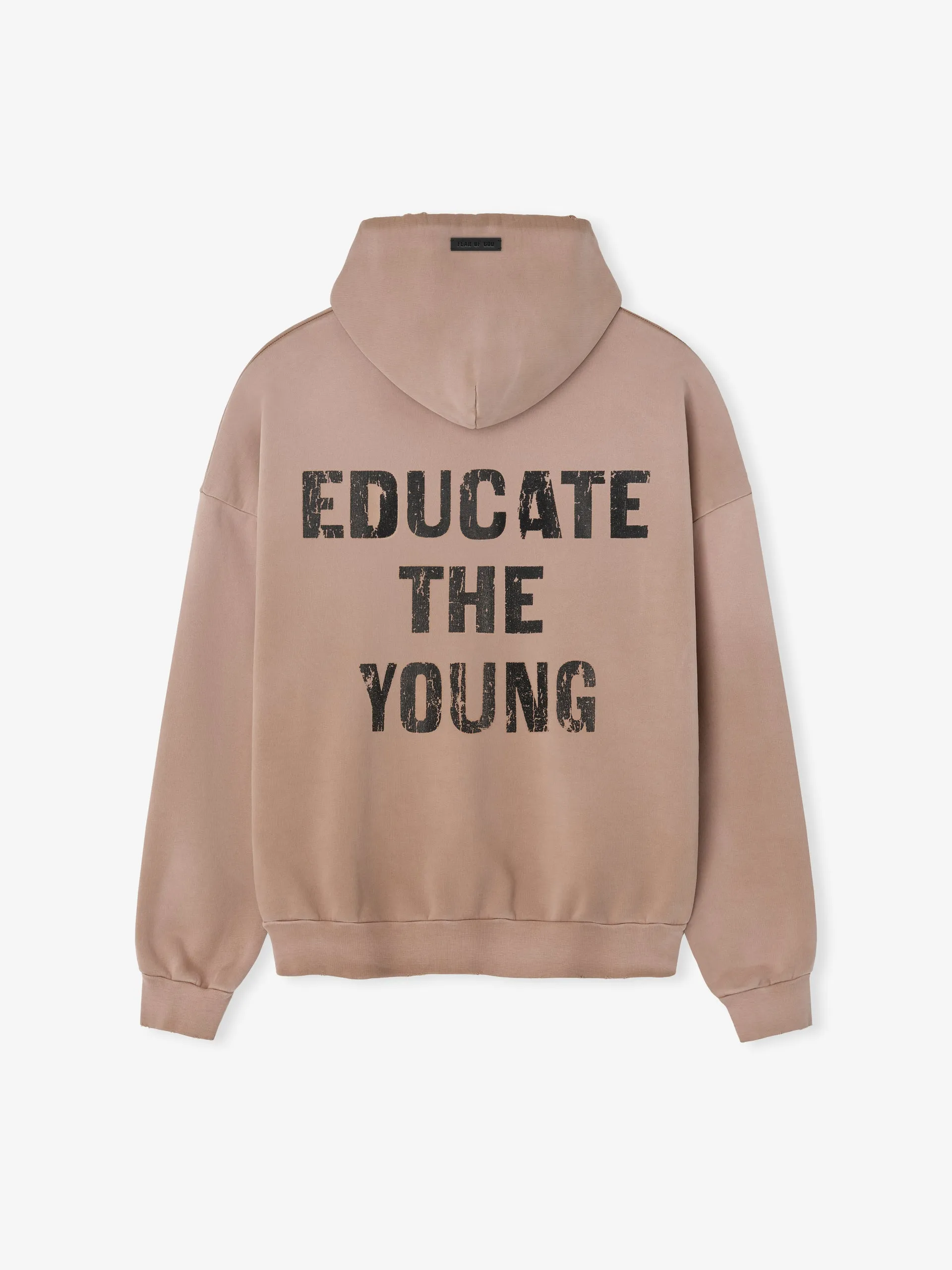 Fear Of God Educate Hoodie Dune Pearl