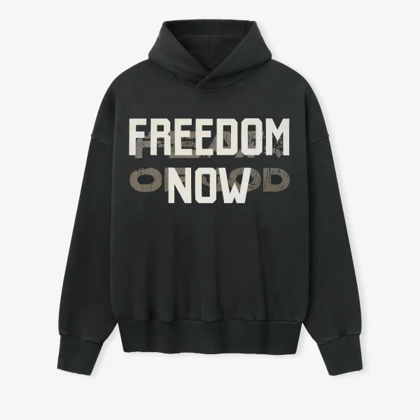 Fear of God Freedom Now Hoodie Black